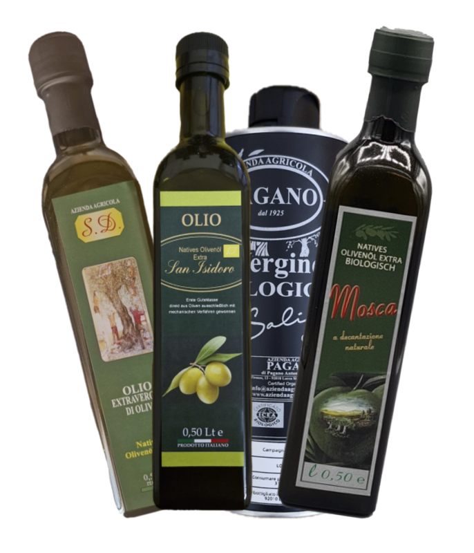 3er Set - Natives Olivenöl Extra 0.75L | S.D. / MOSCA / PAGANO oder SAN ISIDORO